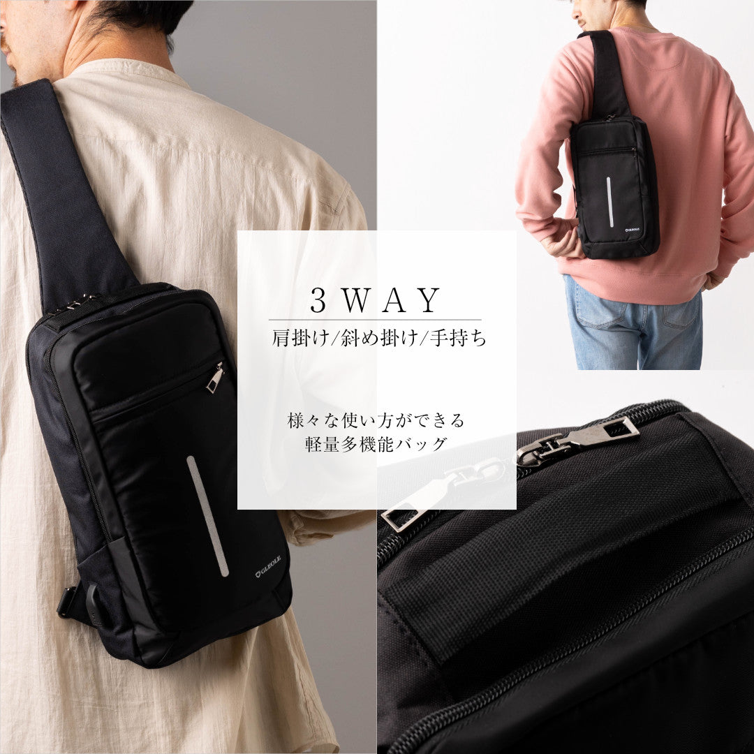 ボディバッグ ワンショルダーバッグ GLEOLE