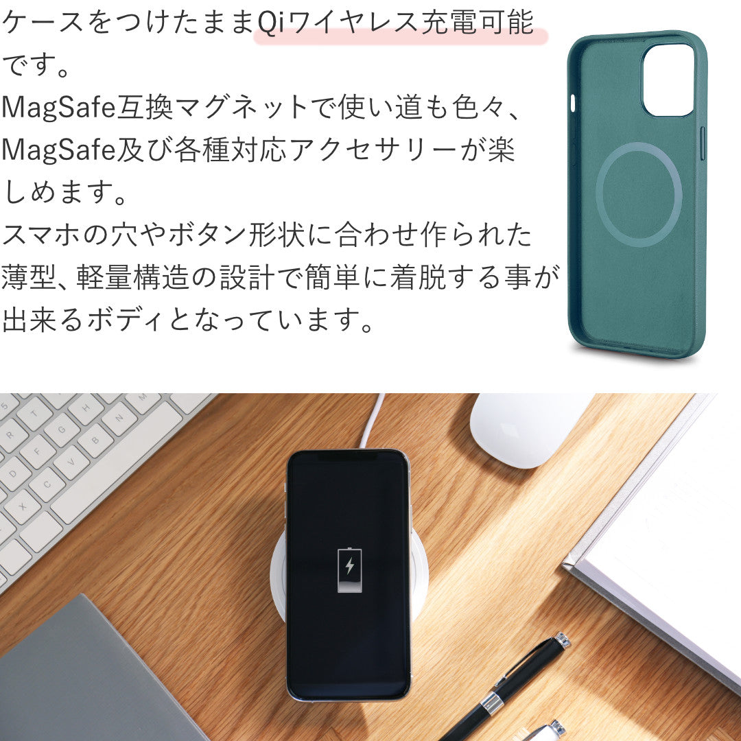 スマホケース iPhone12/12Pro 本革 GLEOLE