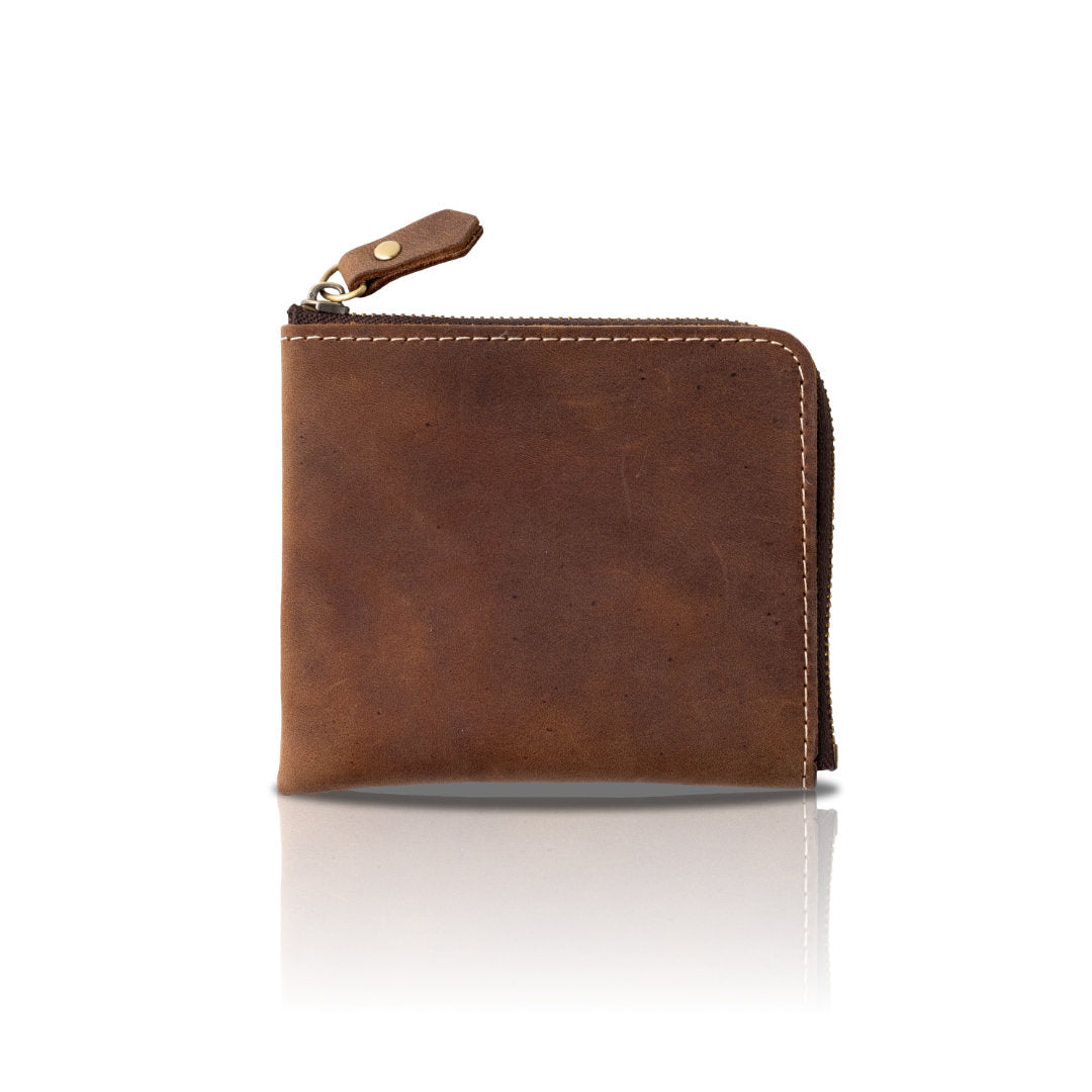 L字ファスナー小銭入れ 本革 GLEOLE