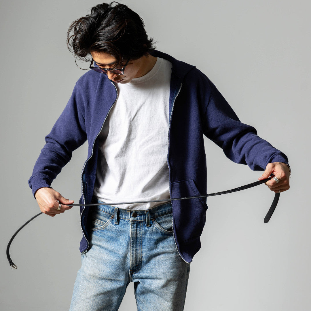 20mmナローベルト 本革 日本製 2cm ロングサイズ