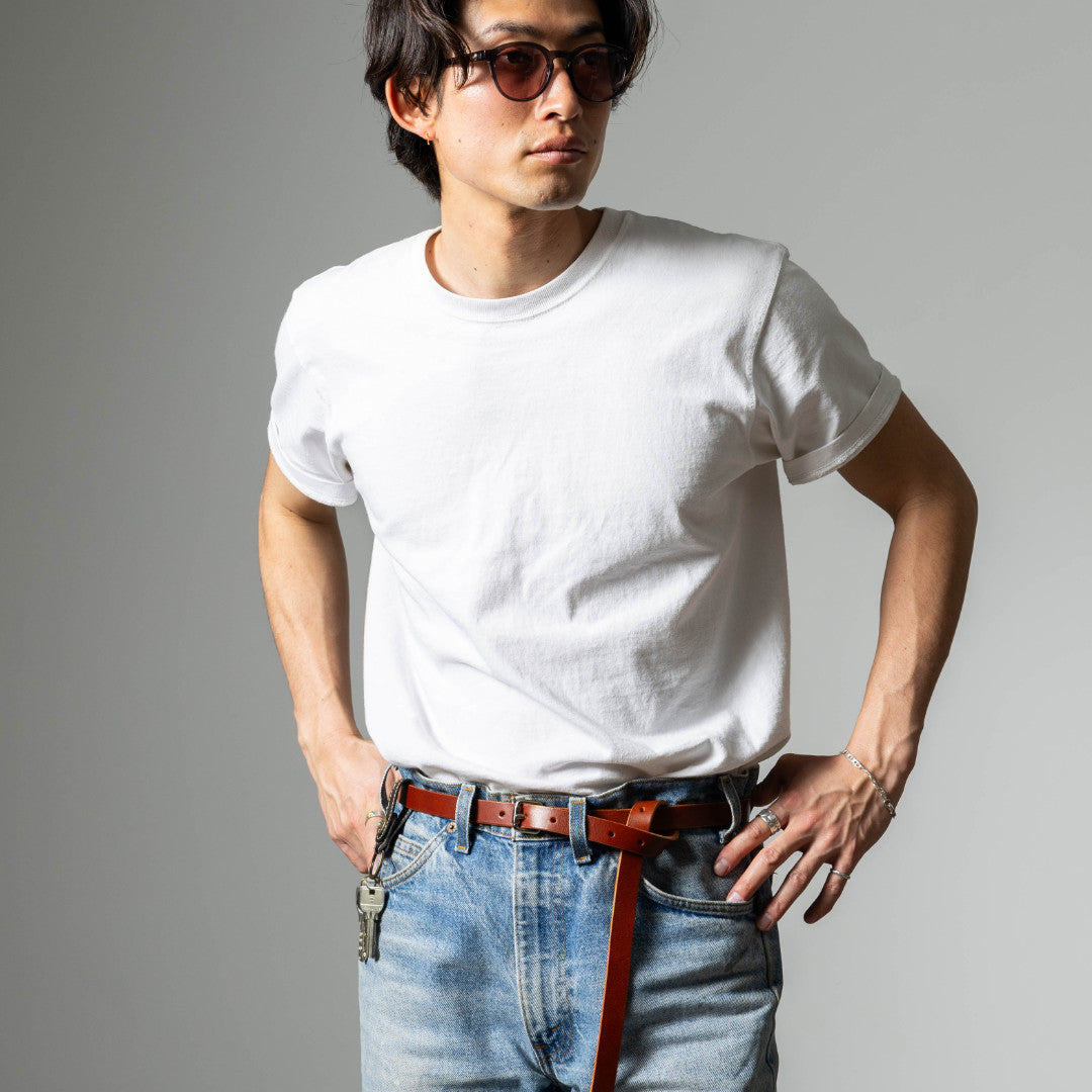 コンチョ付き キーホルダー 本革 日本製 GLEOLE
