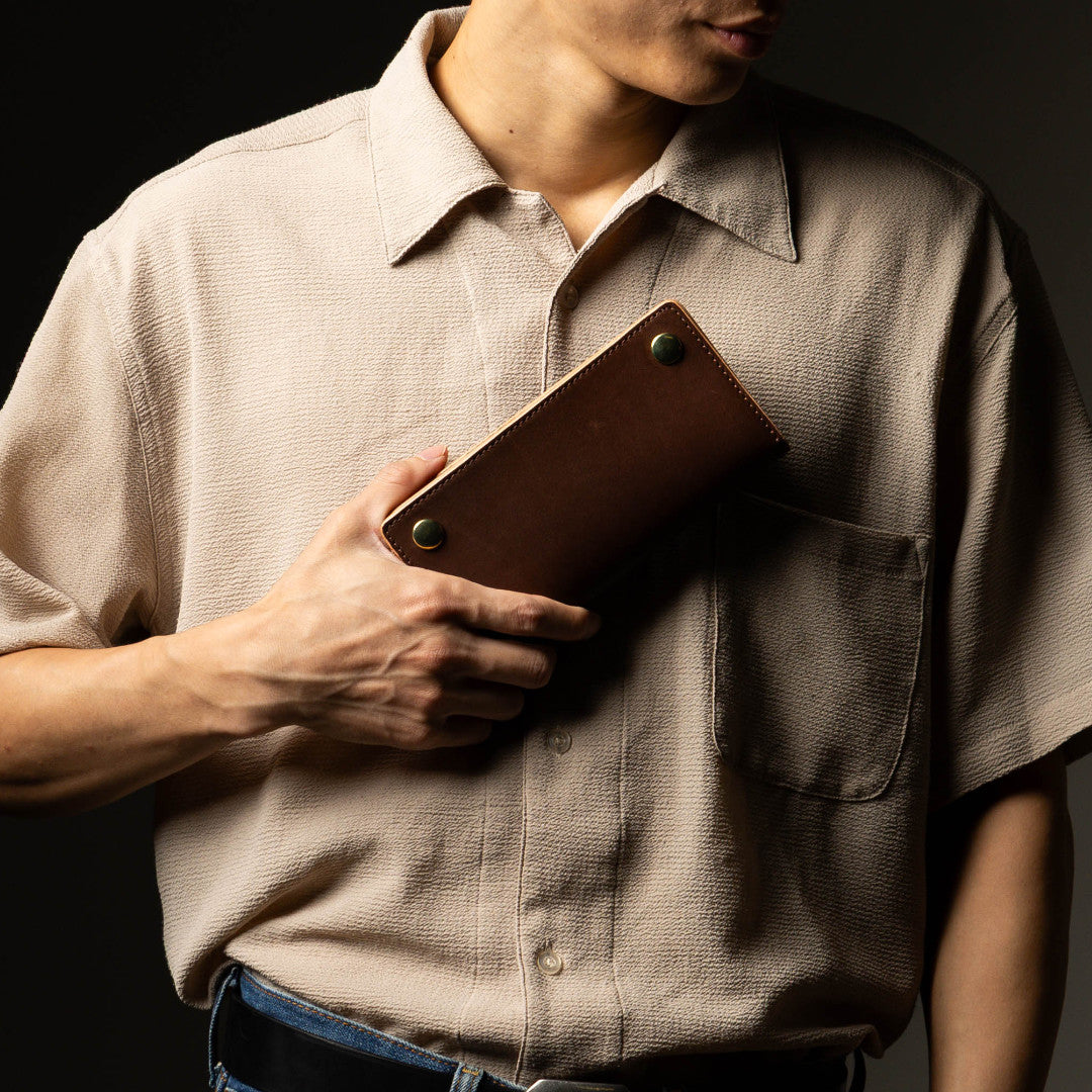 トラッカーズウォレット 本革 日本製