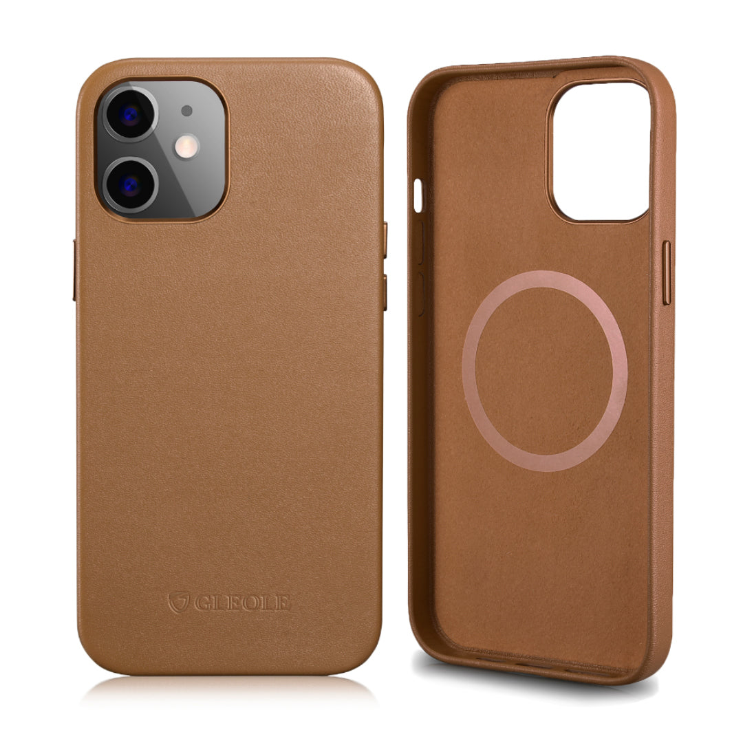 スマホケース iPhone12/12Pro 本革 GLEOLE