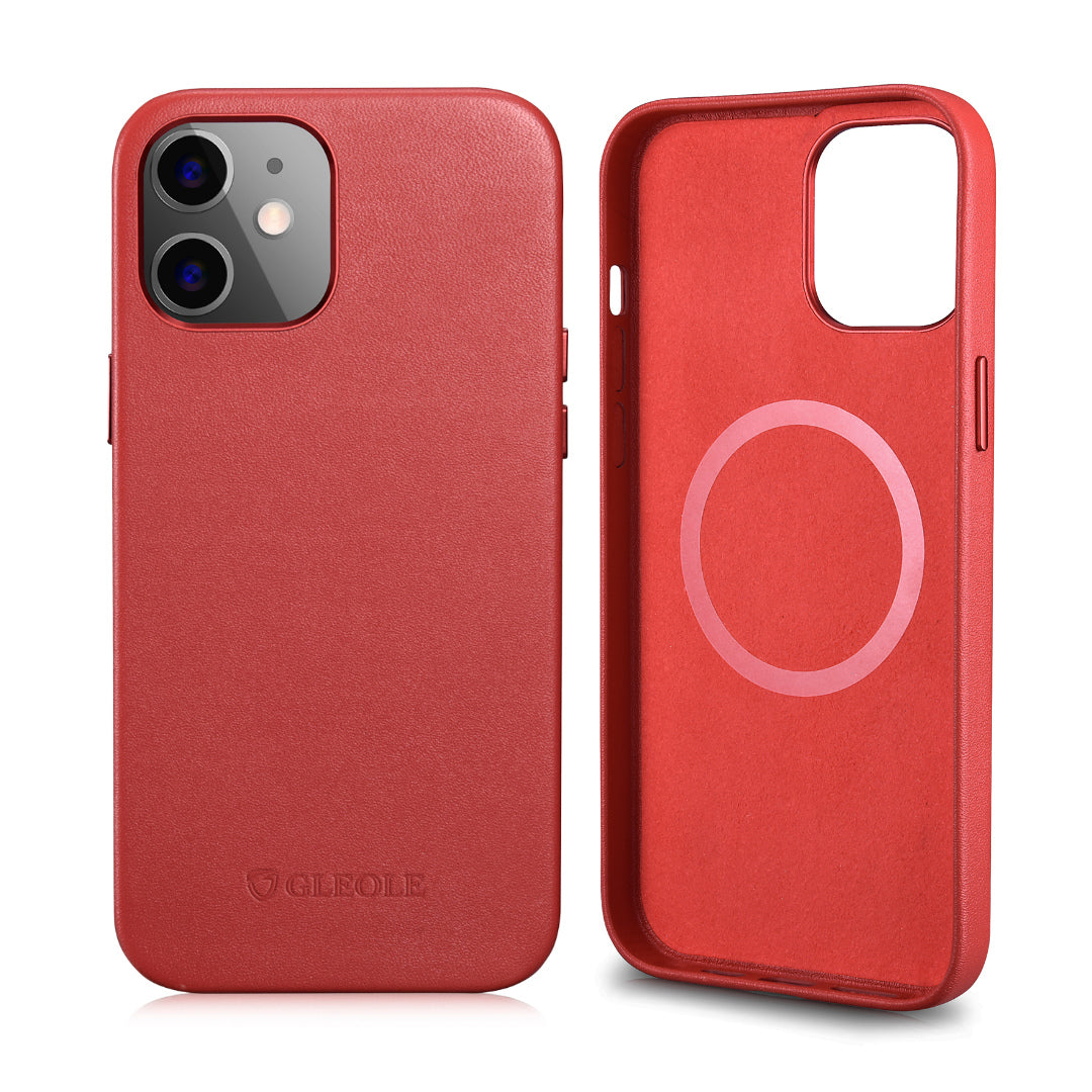 スマホケース iPhone12/12Pro 本革 GLEOLE