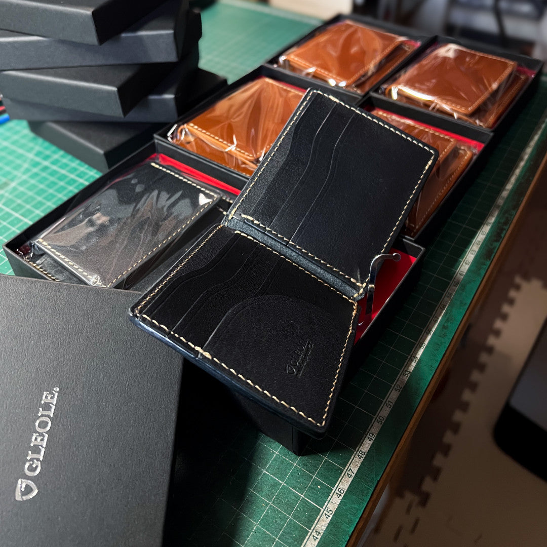 オイルダコタを使用したマネークリップ在庫アップ