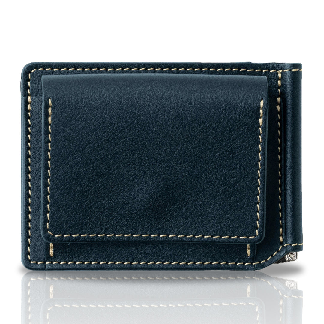 オイルダコタ マネークリップ 小銭入れ付き 本革 日本製 GLEOLE